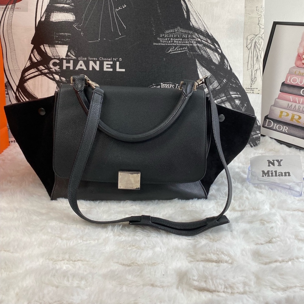 Celine Trapeze Satchel Bag